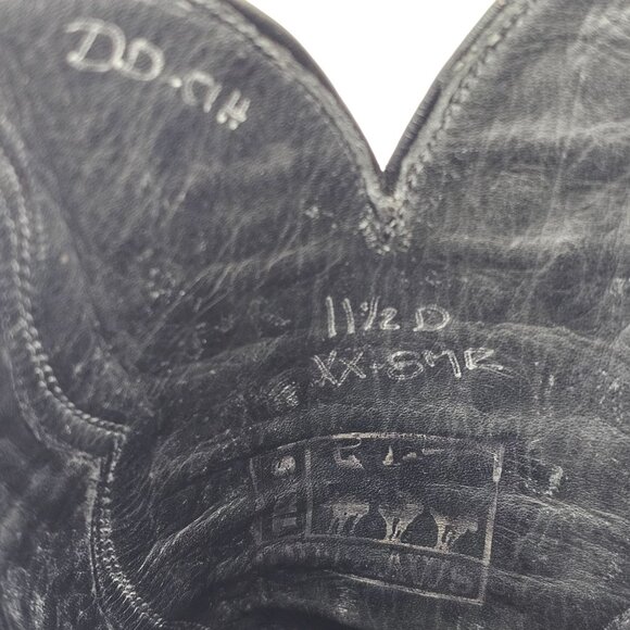 Tres Outlaws Black Cherry Hornback Alligator 11.5 Cowboy Western Boots $7500MSRP - Picture 7 of 16